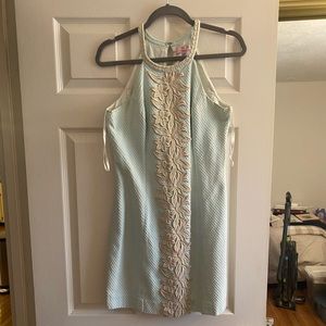 Lilly Pulitzer Pearl Halter Shift Dress